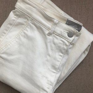 Everlane Wide Leg Crop Pant - bone